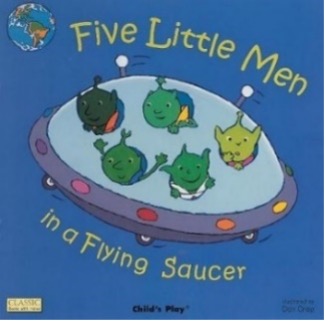 Book cover of Five little men in a flying saucer
