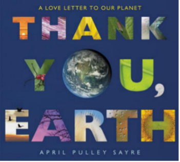 Book cover of Thank you, earth: A love letter to our planet
